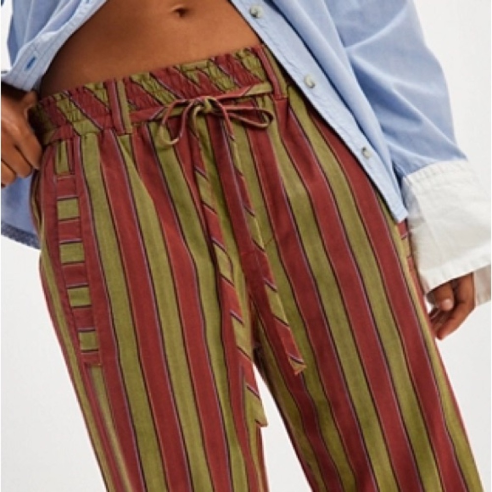 Free People Marielle Striped Casual Beach Pants